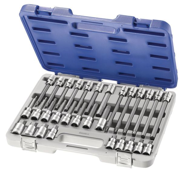 Coffret de douilles tournevis 6 pans 1/2 - 30 pièces