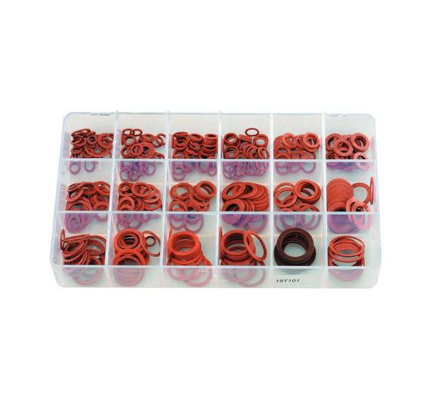 Coffret de joints en fibre - 400 pièces