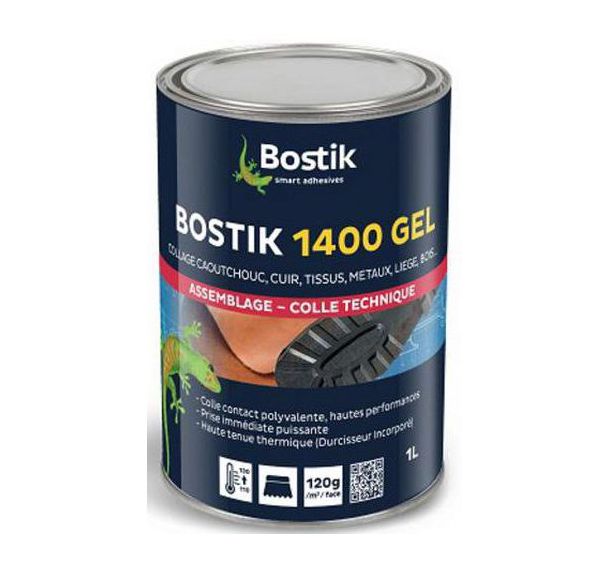 Colle contact liquide polyvalente 1400 - Gel - Bostik