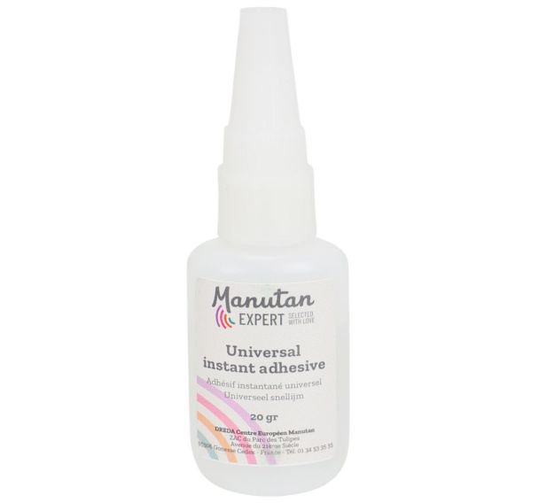 Colle cyanoacrylate multi-usage prise rapide flacon 20g