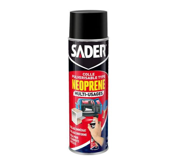 Colle néoprène multi usage pulvérisable - Sader