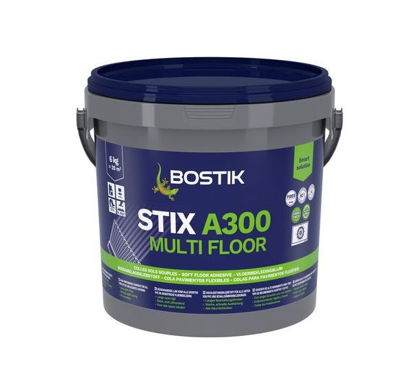 Colle pour revêtements de sols ou murs Stix A300 -6 Kg