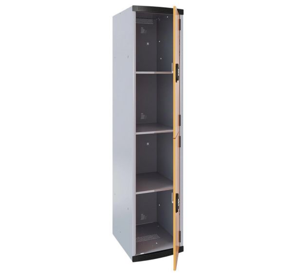 Colonne 2 cases sur socle 1 étagère fixe largeur 40 cm - Acial