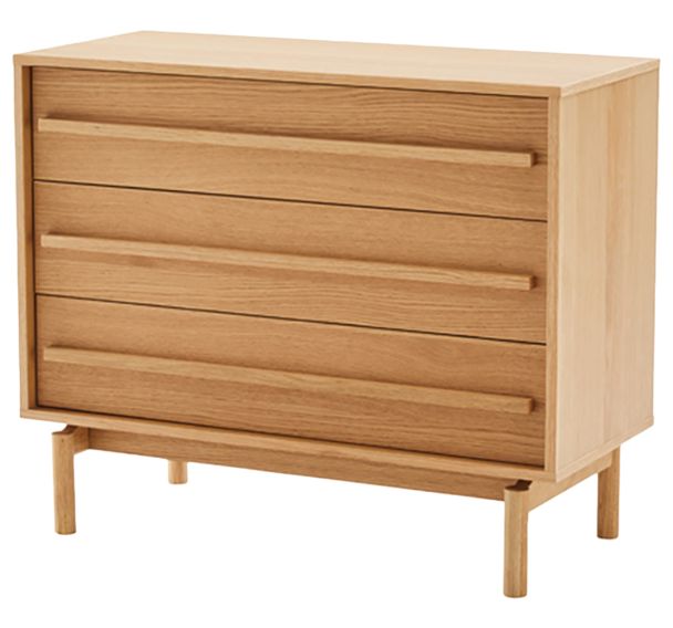 Commode 3 tiroirs Berna Collection naturel-Somcasa