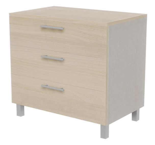 Commode 3 tiroirs Identité - Manutan Expert