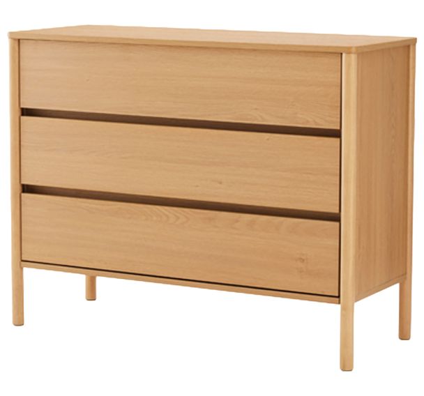 Commode 3 tiroirs Treviso Collection naturel-Somcasa
