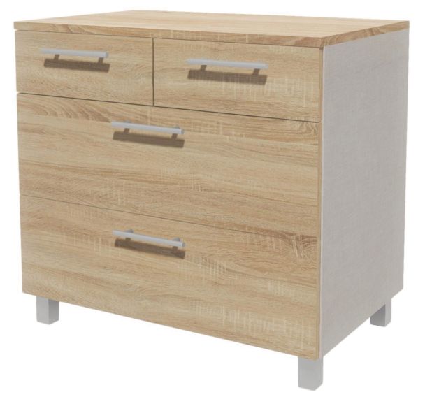Commode Identité 4 tiroirs - Manutan Expert