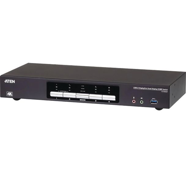 Commutateur KVM DisplayPort Dual-View et USB 3.0 ATEN