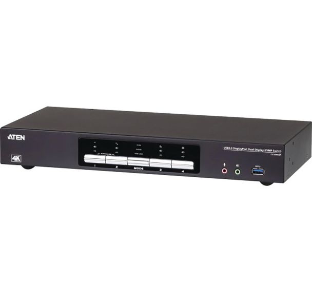 Commutateur KVM displayport dual-view USB 3.0 4 ports ATEN CS1944DP