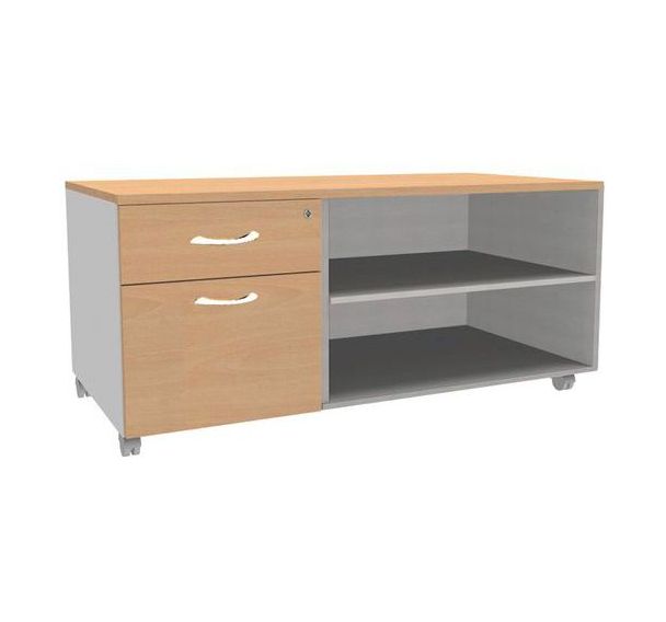 Console mobile 2 ou 3 tiroirs Mercure - Simmob