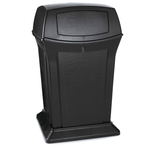 Conteneur Ranger Rubbermaid Noir