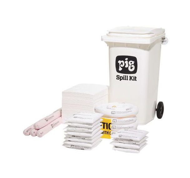 Conteneur d'absorbants pour hydrocarbures - 168 L