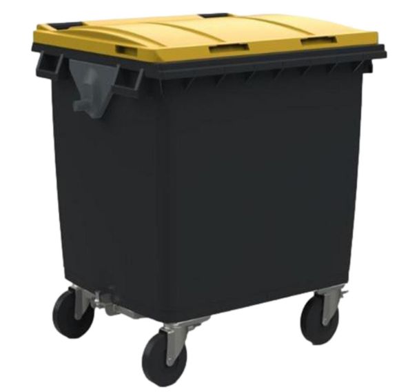 Conteneur mobile SULO - Timon d'attelage - Tri des déchets  - 1000 L