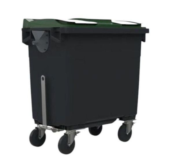 Conteneur mobile SULO - Timon d'attelage - Tri des déchets  -  770 L