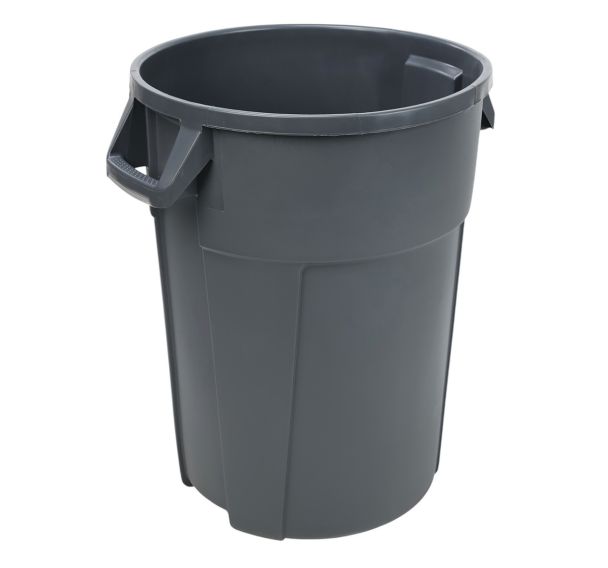 Conteneur rond agréé alimentaire 120 L Gris