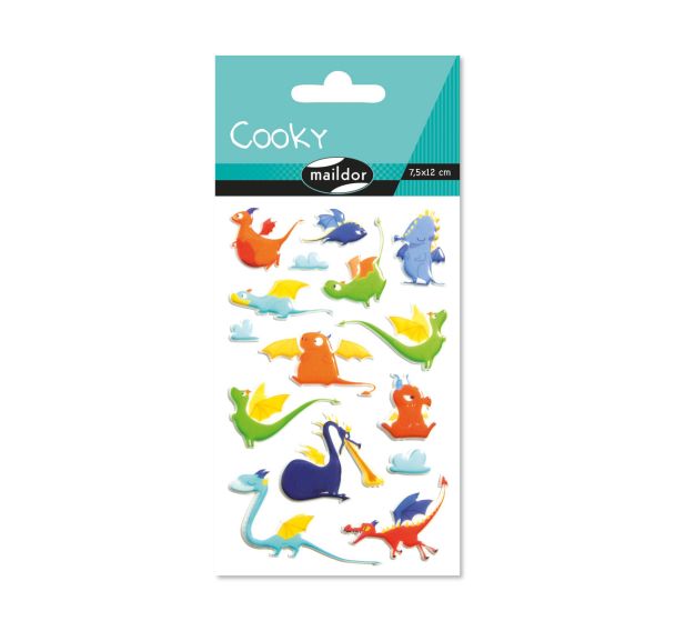 Cooky, Sach 1 pl 7,5x12cm, Dragons