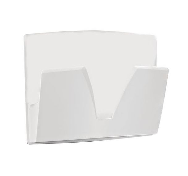 Corbeille murale magnétique - Pour format :24 x 32 cm - Gris clair
