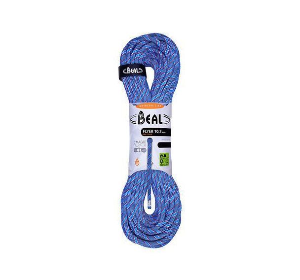 Corde Escalade Beal Flyer Ø 10,2mm et de longueur 60m Bleu