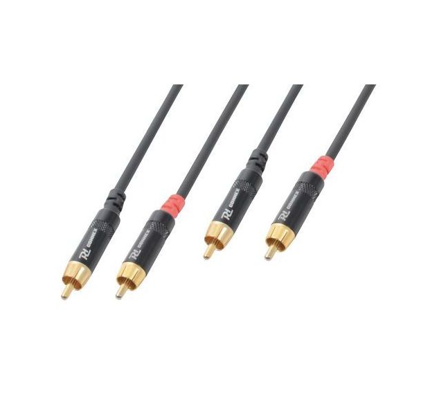 Cordon 2 x RCA mâle / 2 x RCA mâle - Power Dynamics