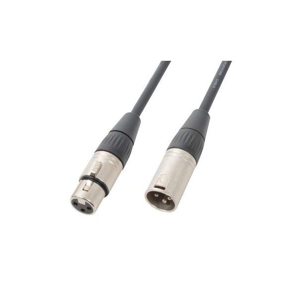 Cordon DMX XLR mâle / XLR femelle 12 m