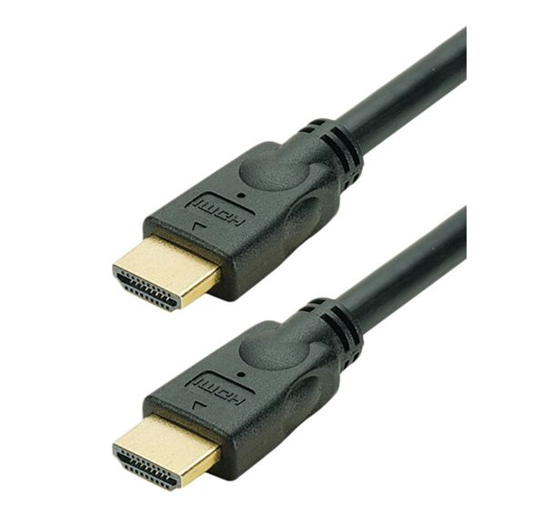 Cordon HDMI gold - A mâle à mâle - 5 m - noir - Erard