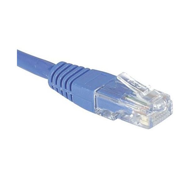 Cordon RJ45 Budget catégorie 5e U/UTP bleu - 5 m