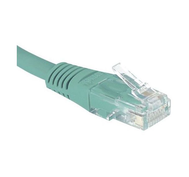 Cordon RJ45 Budget catégorie 5e U/UTP vert - 0,5 m