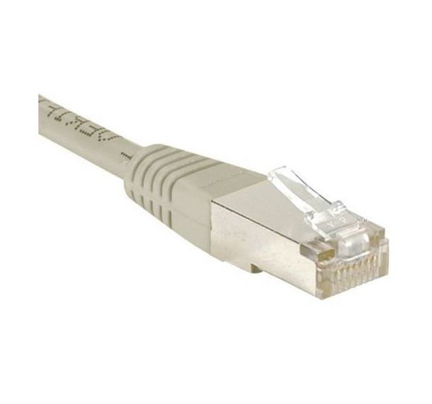 Cordon RJ45 Budget catégorie 6 F/UTP gris - 3 m