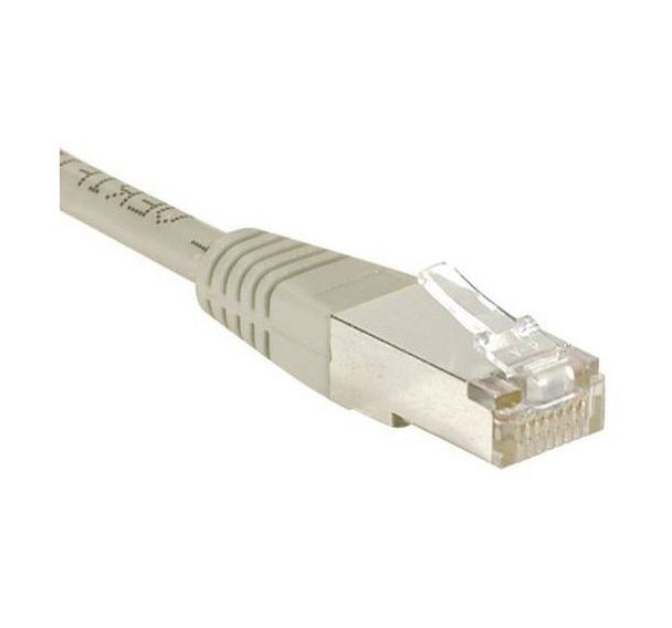 Cordon RJ45 Budget catégorie 6 F/UTP gris - 5 m