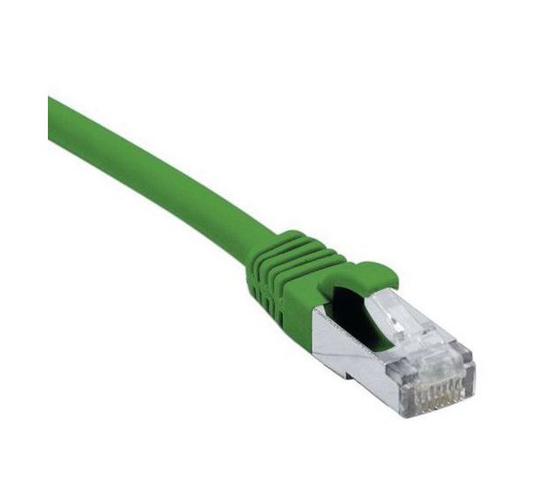 Cordon RJ45 câble catégorie 7 S/FTP LSOH vert - 0,5 m Dexlan
