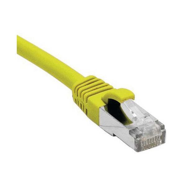 Cordon RJ45 catégorie 5e F/UTP snagless jaune - 10 m