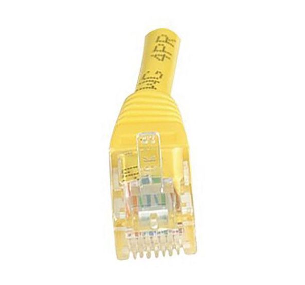 Cordon RJ45 catégorie 5e U/UTP jaune - 5 m