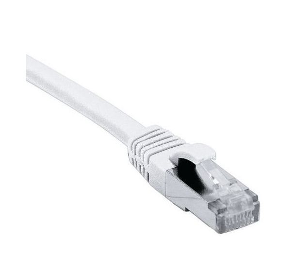 Cordon RJ45 catégorie 6A F/UTP LSOH snagless blanc - 10 m