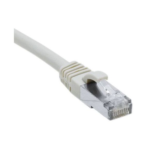 Cordon RJ45 catégorie 6A F/UTP LSOH snagless gris - 15 m
