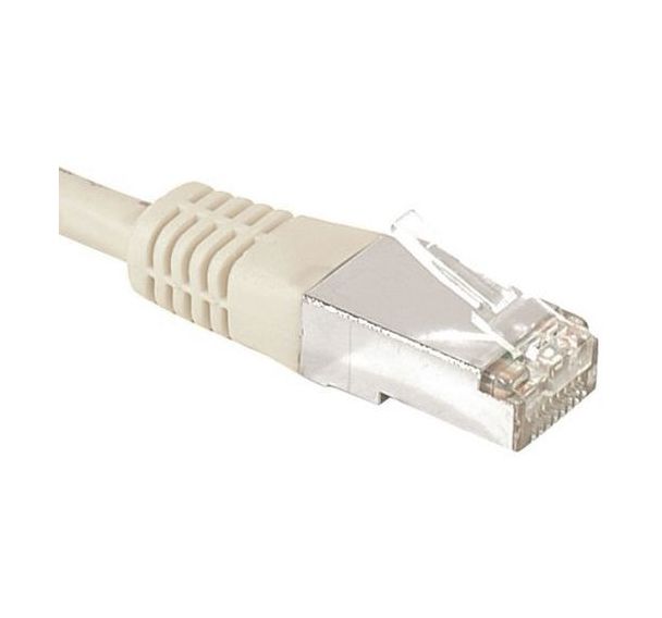 Cordon RJ45 catégorie 6A F/UTP gris - 20 m