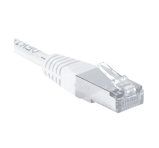 Cordon RJ45 catégorie 6A F/UTP noir - 1 m