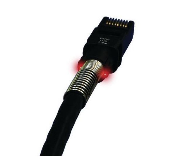Cordon RJ45 catégorie 6A U/FTP LSOH noir - 2,4 m