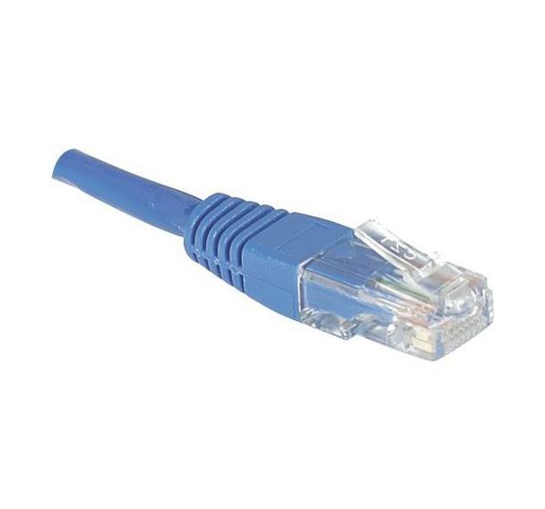 Cordon RJ45 catégorie 6 U/UTP bleu - 5 m