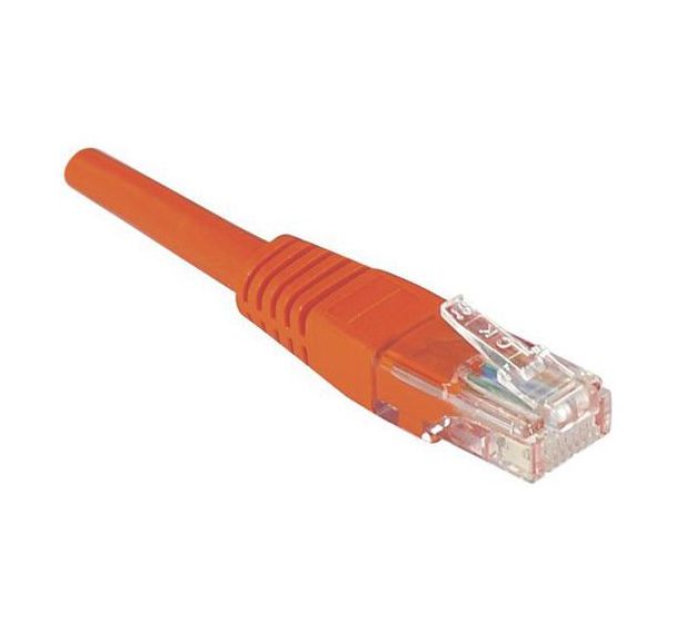 Cordon RJ45 catégorie 6 U/UTP rouge - 5 m