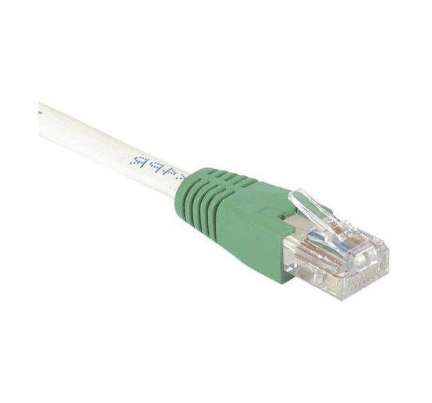 Cordon RJ45 croisé catégorie 6 S/FTP gris - 2 m