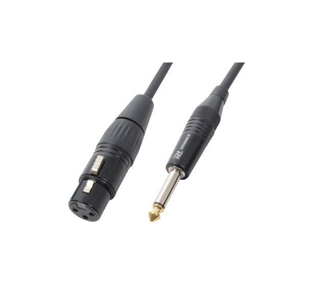 Cordon XLR femelle / jack 6,35 mono - Power Dynamics