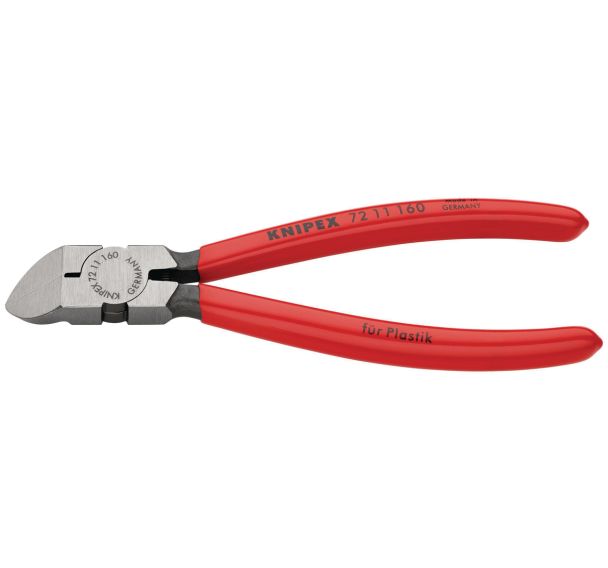 Coupeuse diagonale pour plastiques plastifiés - Knipex