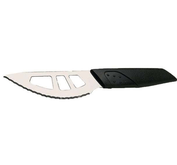 Couteau à pizza en inox avec une lame microdentée 15 cm