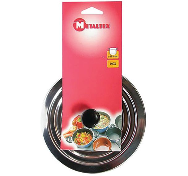 Couvercle inox d.12a16cm