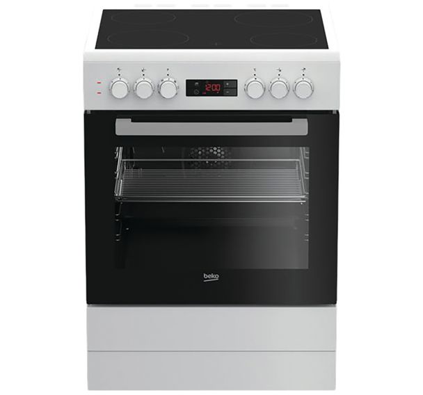 Cuisinière vitrocéramique - FBE67300WCS - Largeur 60 cm - Beko