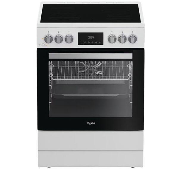 Cuisinière vitrocéramique W6V8LCSW - Largeur 60 cm - Whirlpool