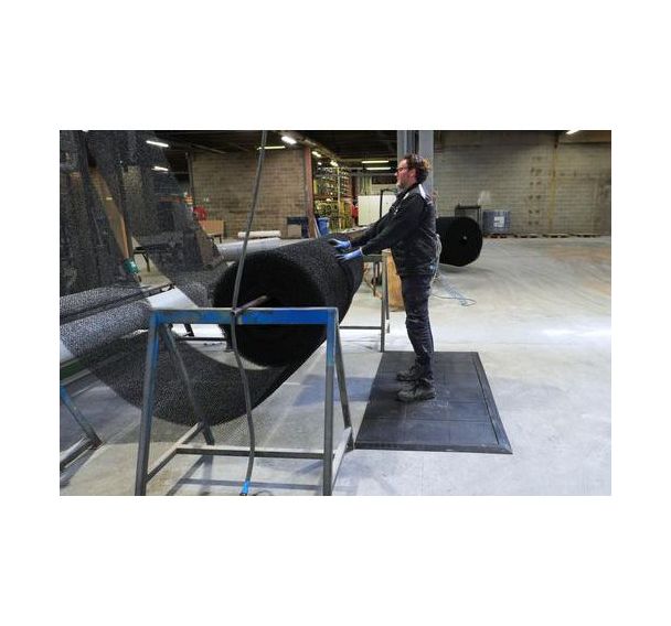 Dalle antifatigue M1 zone sèche noire REBOURNE