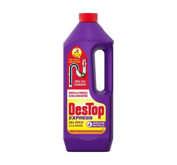 Déboucheur gel express - 950 ml - Destop