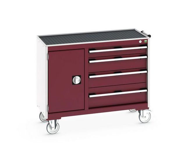 Desserte de maintenance Cubio grands tiroirs - 1050x525x885mm - Bott
