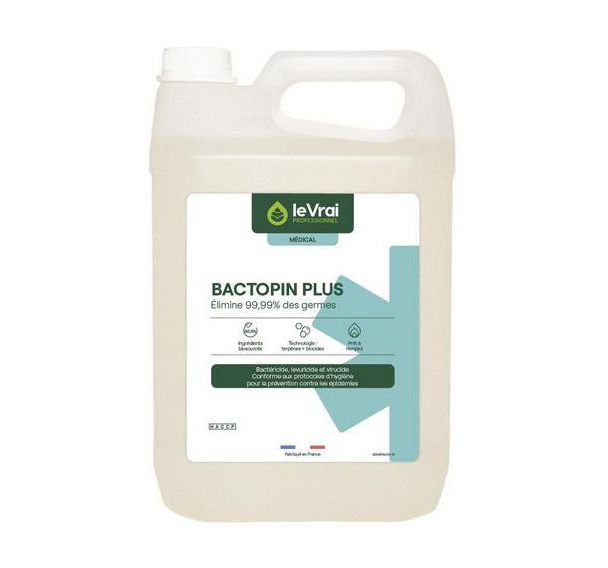 Bactopin Plus prêt à l'emploi 5L - Le Vrai Professionnel